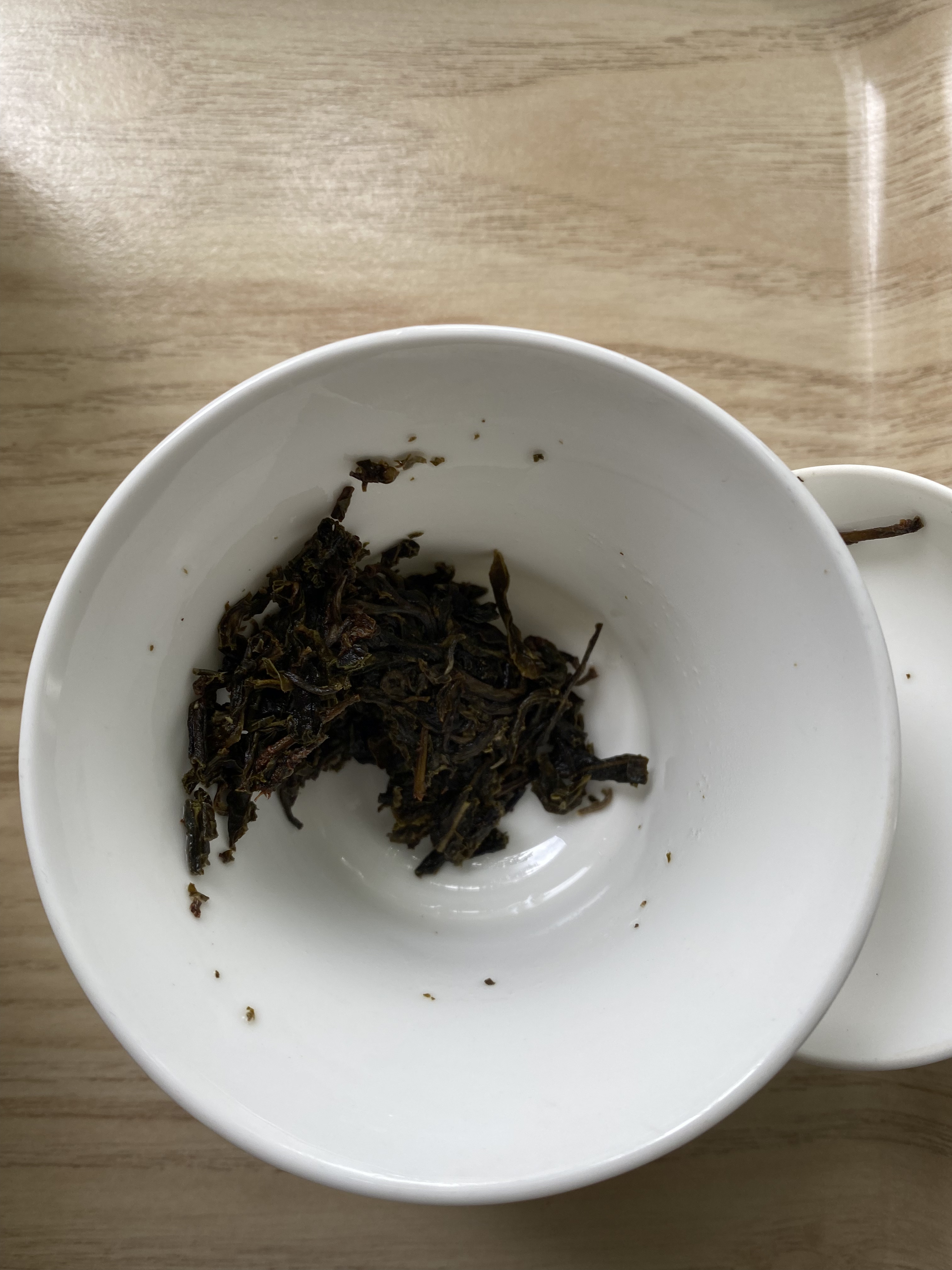 Rinsed leaves